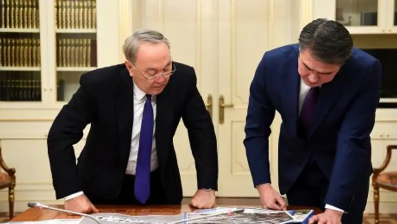 Исекешев рассказал Назарбаеву о подготовке к празднованию 20-летия Астаны