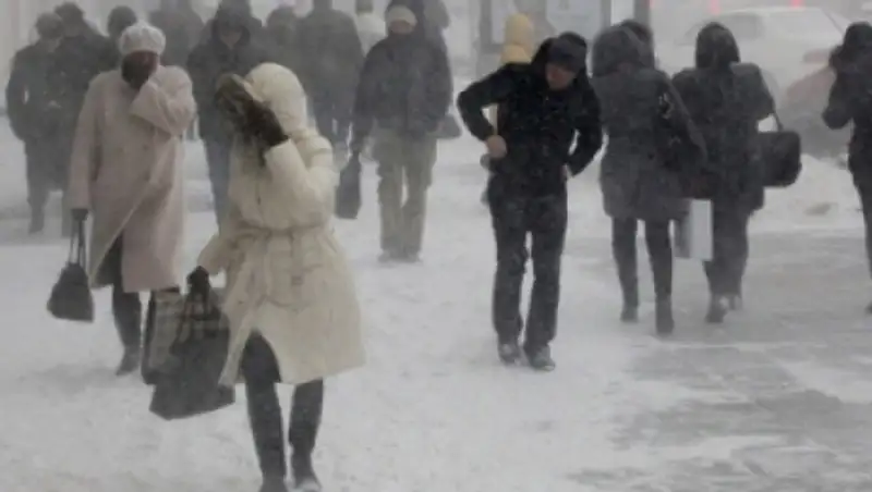 Штормовое предупреждение объявлено в Астане