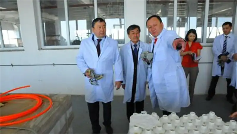 15 млн. литров средств химической защиты выпускает завод Акмолинской области