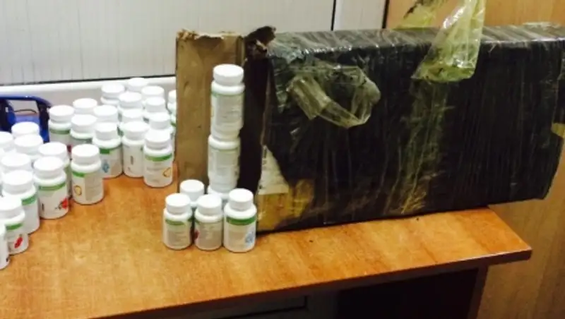 На границе в ЮКО массово изымают контрабандный "Гербалайф"