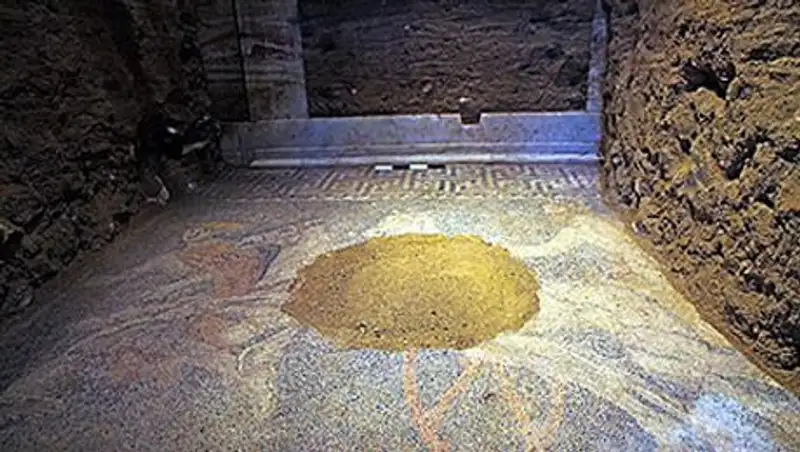 В Греции нашли мозаику времен Александра Македонского