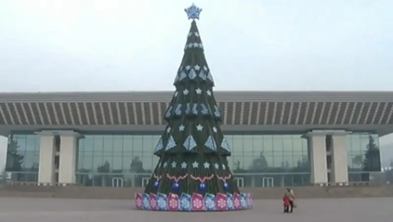 Лучшее новогоднее оформление выберут в Алматы