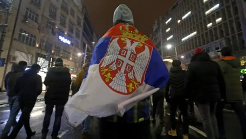 В Сербии прошли антиправительственные демонстрации