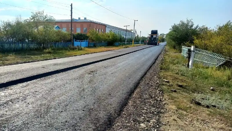 дорога в Акмолинской области, фото - Новости Zakon.kz от 26.09.2022 16:51