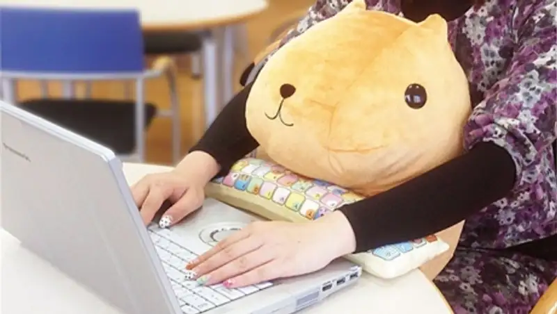 Новый хит японских офисов - подушки для здоровой работы за компьютером