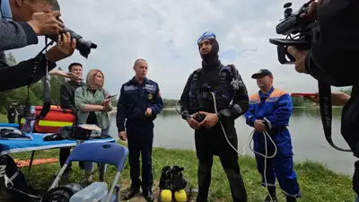 водолаз, журналисты, пресс-тур, фото - Новости Zakon.kz от 19.05.2023 18:04