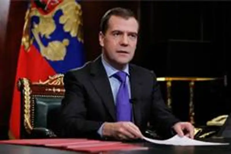 Медведев призвал проголосовать за будущее России, фото - Новости Zakon.kz от 02.12.2011 14:52