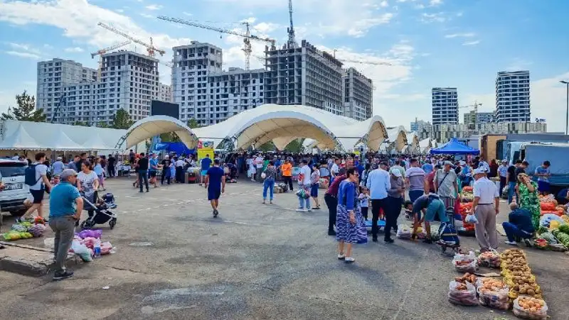 Жамбылские аграрии привезли около 500 тонн продуктов на столичную ярмарку