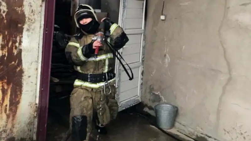 Женщина погибла в результате пожара в Алматы