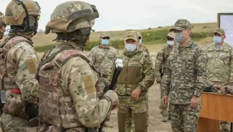 Ермекбаев проверил ход подготовки воинов к Армейским международным играм