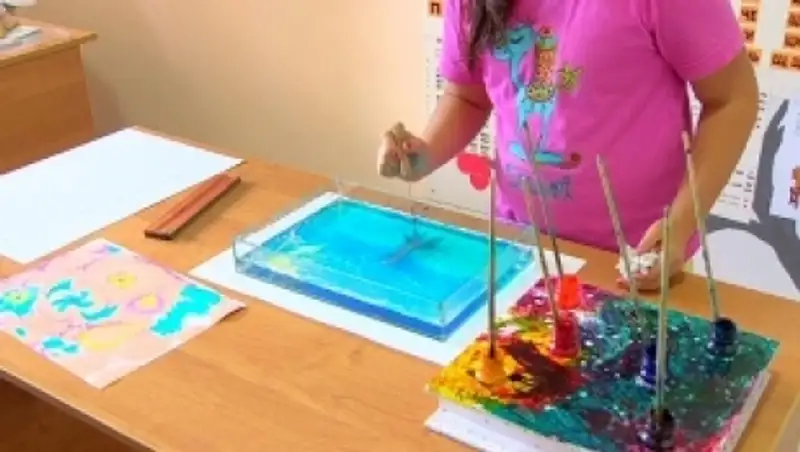 Древнейшая турецкая методика рисования Эбру набирает обороты в Казахстане