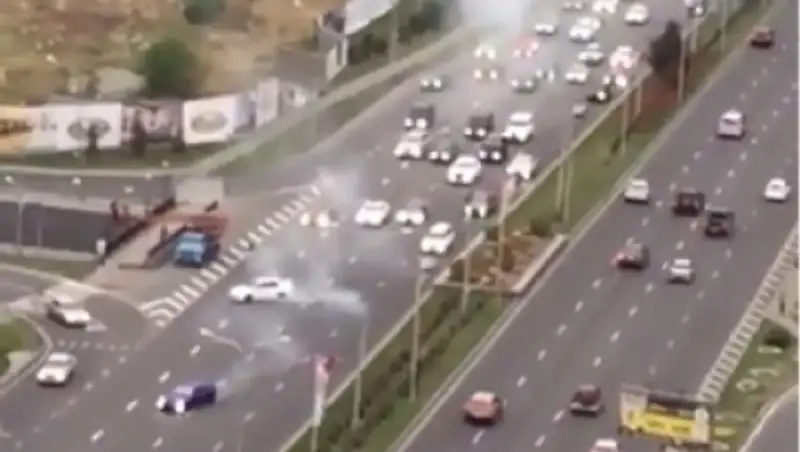 ДВД Алматы ищет водителей, устроивших «форсаж по Аль-Фараби»