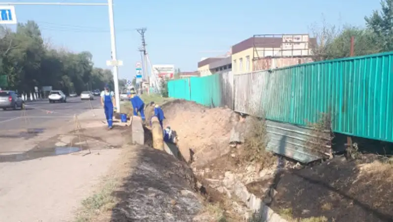 Выброс газа из-под земли. Началась подача газа жителям Бесагаша