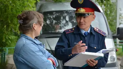 Участковый, полиция, Казахстан
