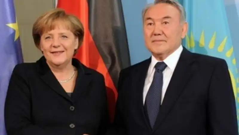 На переговоры с Меркель по Украине в Берлин приедет Назарбаев