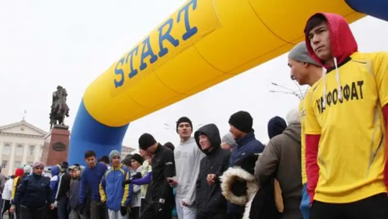 Легкоатлетический забег, посвященный празднованию Дня Первого Президента Республики Казахстан»