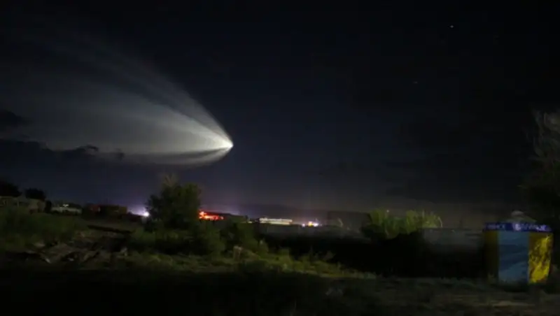 Запущенную с Байконура ракету увидели алматинцы