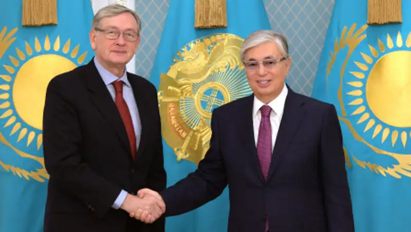 Токаев встретился с бывшим Президентом Словении Данило Тюрком