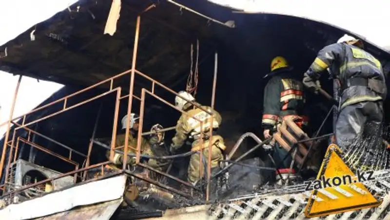 Частный дом горел в Алматы