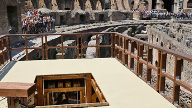 В Колизее восстановили лифт для диких зверей