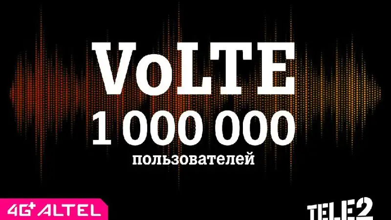 Проект на миллион — Tele2/Altel обеспечил технологией VoLTE более миллиона абонентов