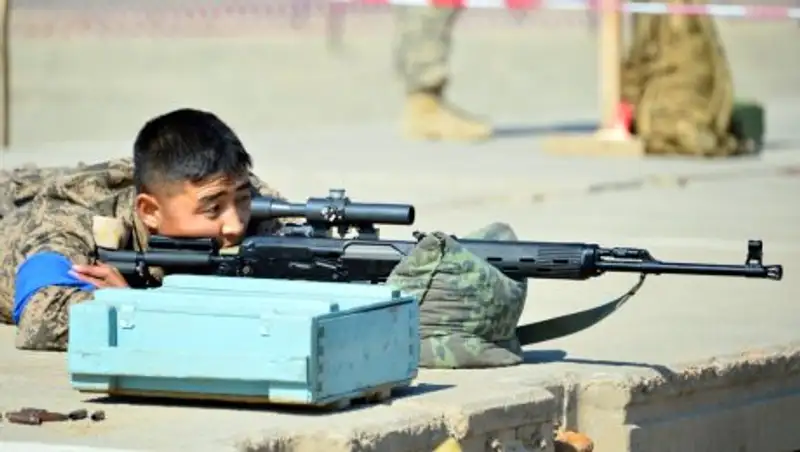 Казахстанские снайперы лидировали по всем позициям в ночных стрельбах