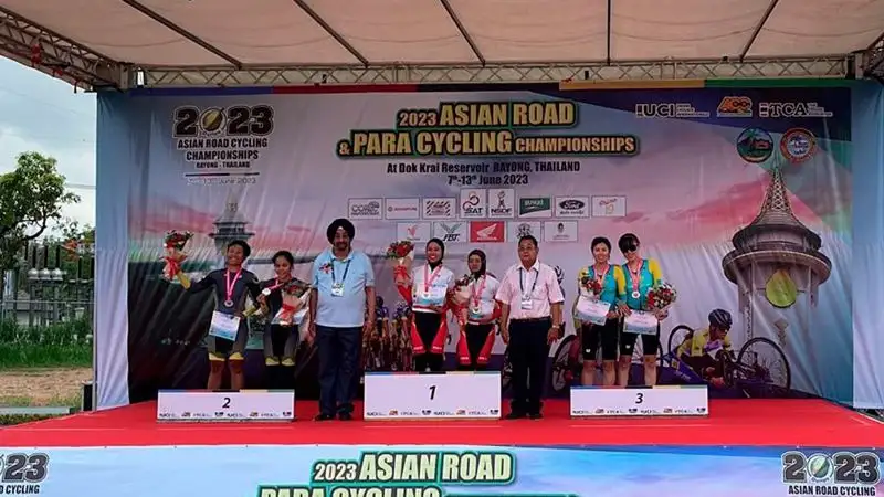 Паравелоспорт призеры ЧА-2023, фото - Новости Zakon.kz от 09.06.2023 13:06