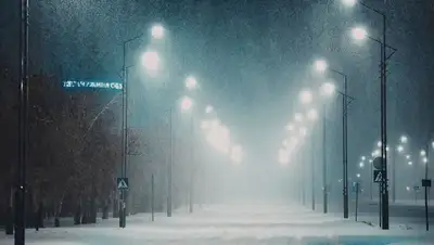 непогода зимой , фото - Новости Zakon.kz от 14.01.2022 19:04