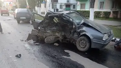 ДТП в Рудном, фото - Новости Zakon.kz от 13.08.2022 22:12