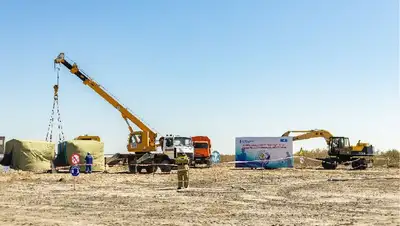 В Кызылординской области провели учения по ликвидации аварии на газопроводе