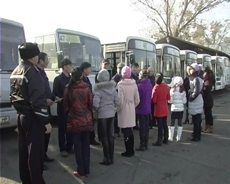 Школьники Алматы призвали водителей к безопасности дорожного движения, фото - Новости Zakon.kz от 16.11.2013 21:29