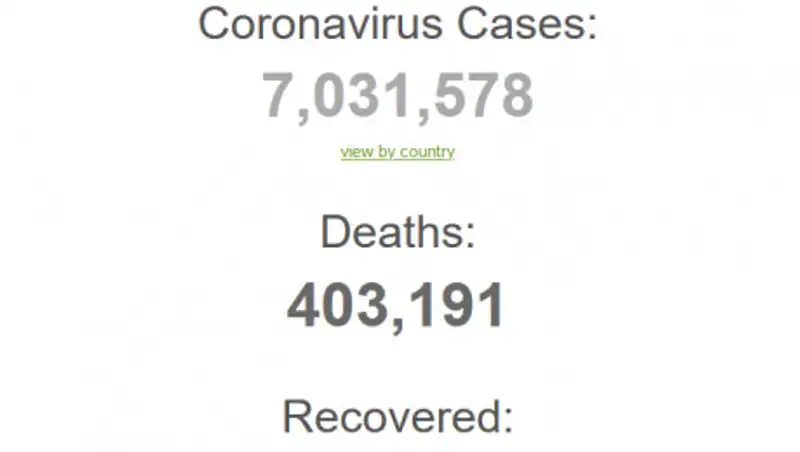 Число заболевших коронавирусом в мире превысило 7 млн