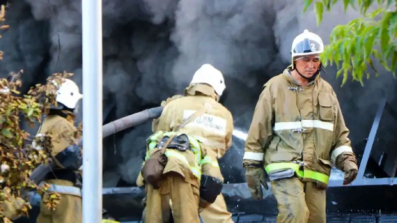 Пожар в ЖК «Керемет» произошел в Алматы