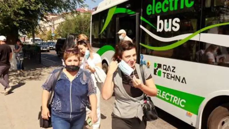 В Караганде на маршруте тестируют электробус