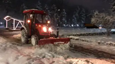В Алматы выпало 20 см снега