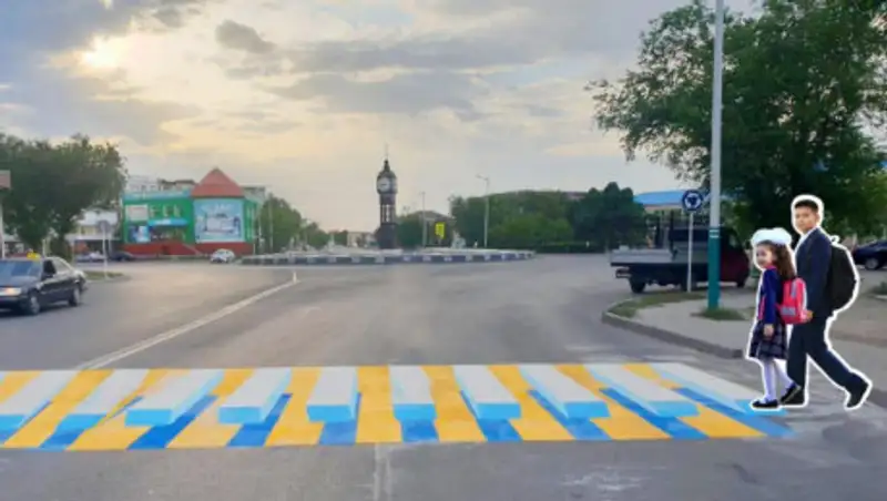 В Кызылорде человека сбили на пешеходном переходе