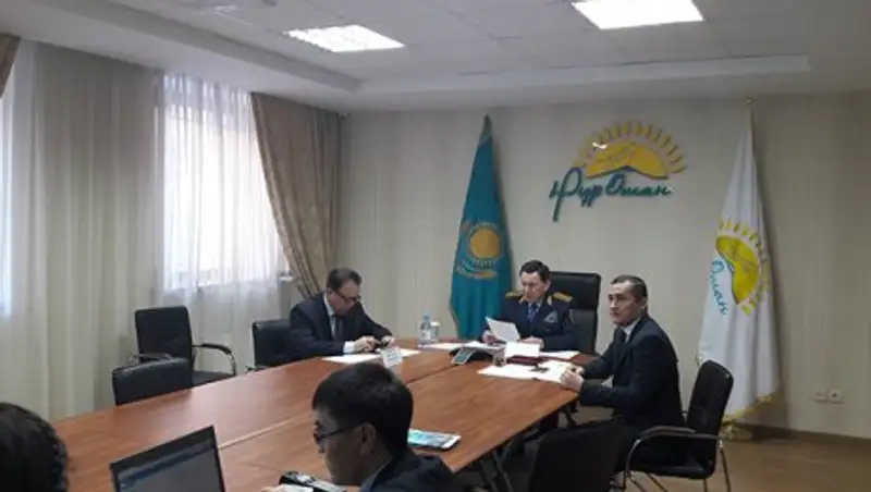 На площадке партии «Н&#1201;р Отан» министр внутренних дел РК провел очередной прием граждан