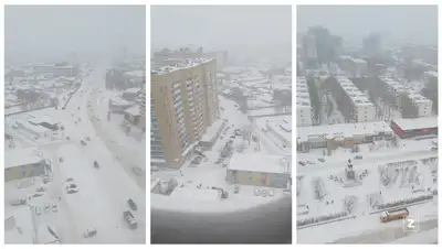 снег Нур-Султан, фото - Новости Zakon.kz от 25.11.2021 10:51
