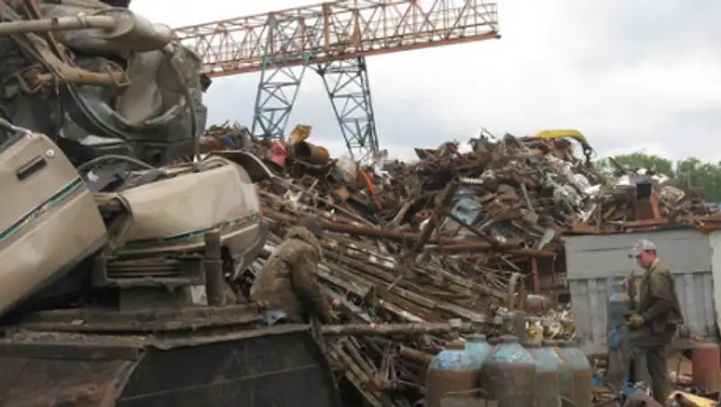 В капшагайском пункте приема металлолома произошел взрыв, есть погибший