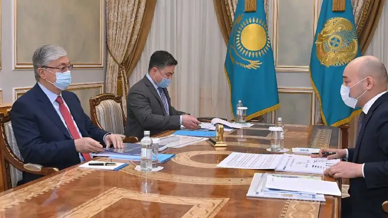 президент Казахстана министр нацэкономики РК, фото - Новости Zakon.kz от 24.03.2022 19:29