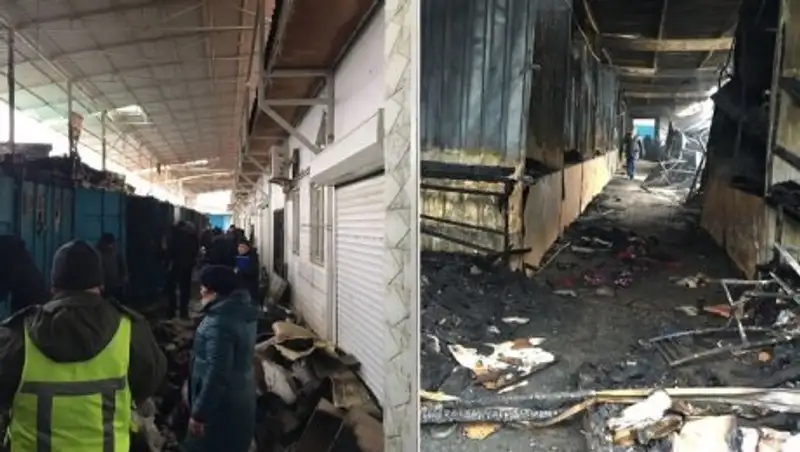 А&#1179;тауда ашын&#1171;ан саудагерлер базарды&#1187; &#1179;аса&#1179;ана &#1257;ртелгенін айтты