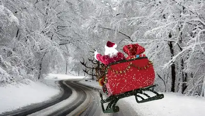 дедушка мороз, фото - Новости Zakon.kz от 30.12.2021 15:54