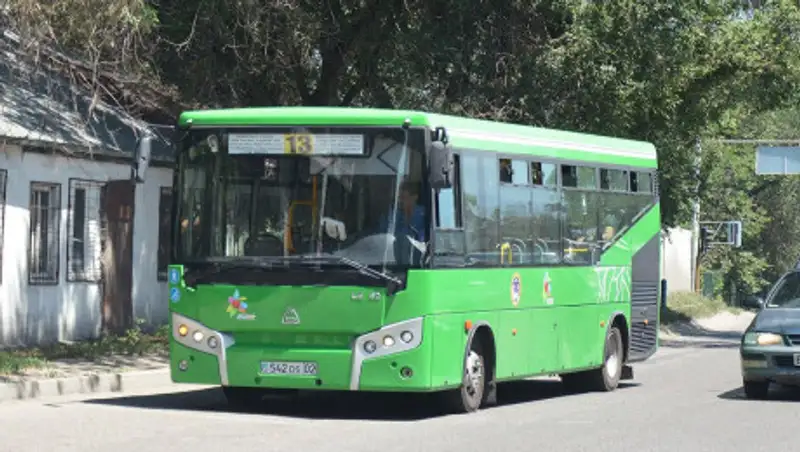 В Алматы изменена схема 13-го маршрута