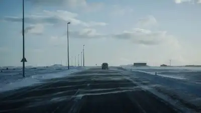 автодорога погодные условия, фото - Новости Zakon.kz от 20.12.2021 13:16