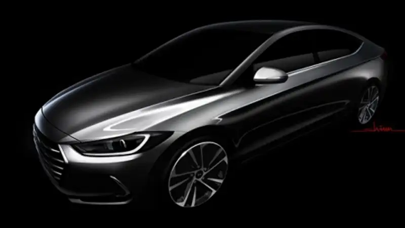 Hyundai раскрыла внешность нового Elantra