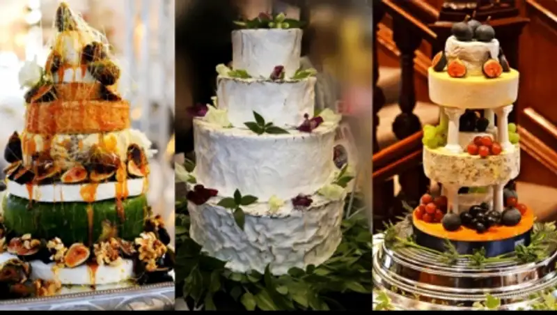 Свадебный торт из мяса и сыра — новая модная тенденция