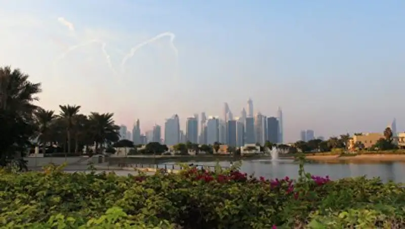 Пожарные Дубая пять часов боролись с огнем, охватившим строящуюся высотку