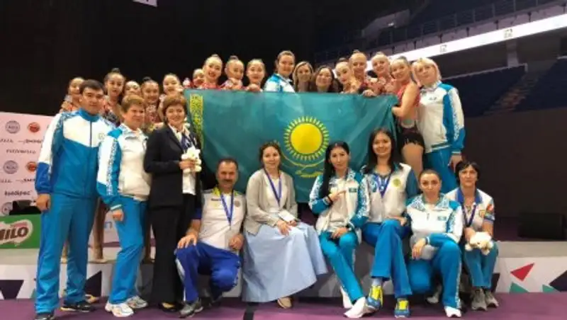 Алина Адилханова стала чемпионкой Азии по художественной гимнастике