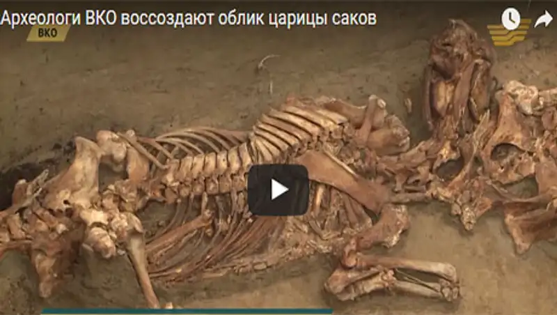 Археологи ВКО воссоздают облик царицы саков  