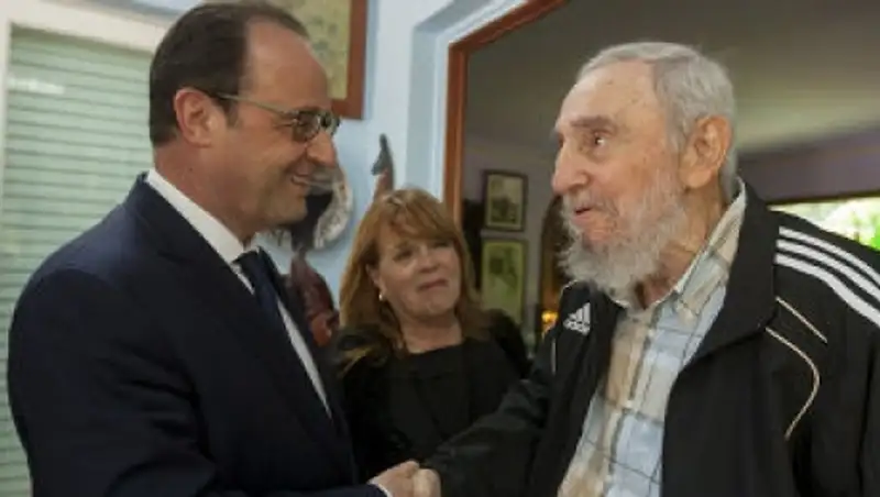 Куба: когда Олланд встречается с Кастро